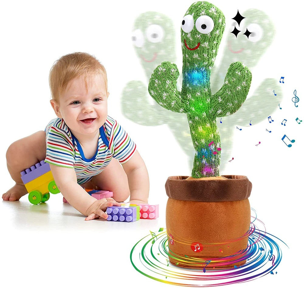 Portable Rechargeable Dancing Cactus Toy with Box