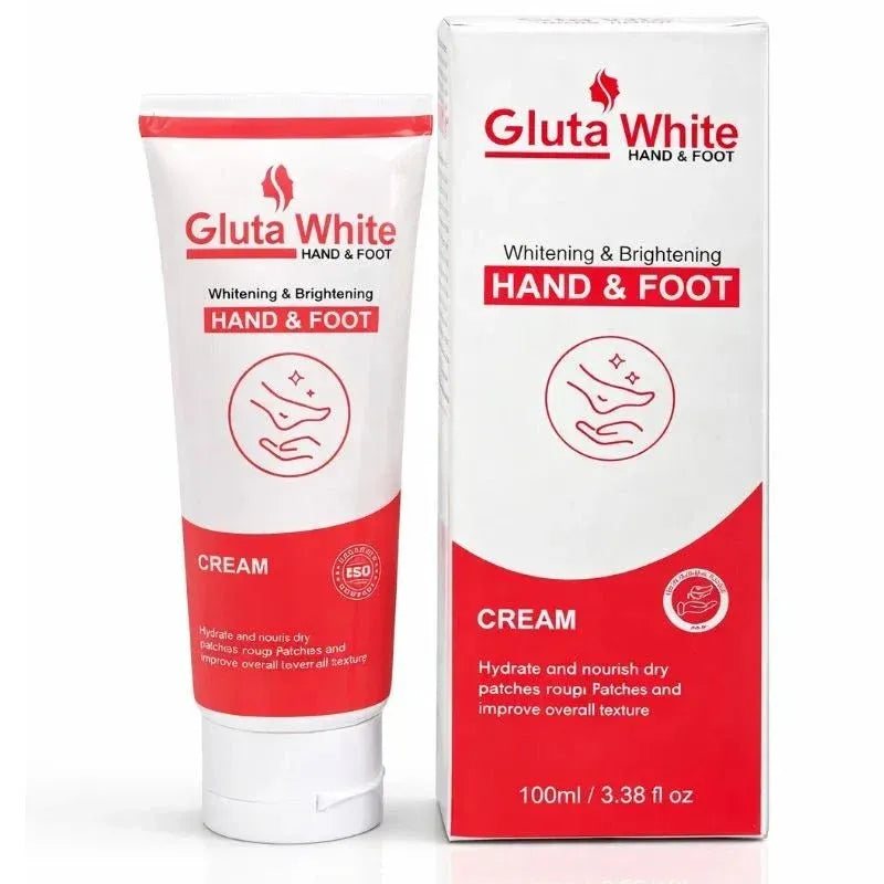Gluta White Whitening & Brightening Hand & Foot Cream – Deep Moisturizing & Nourishing Skin Care Cream