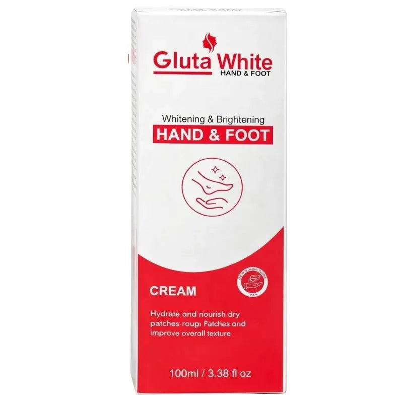 Gluta White Whitening & Brightening Hand & Foot Cream – Deep Moisturizing & Nourishing Skin Care Cream