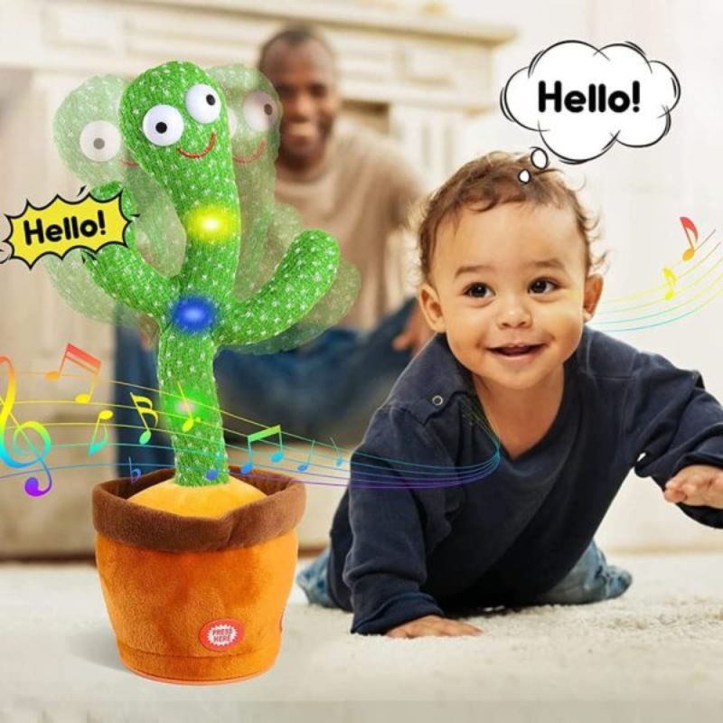Portable Rechargeable Dancing Cactus Toy with Box