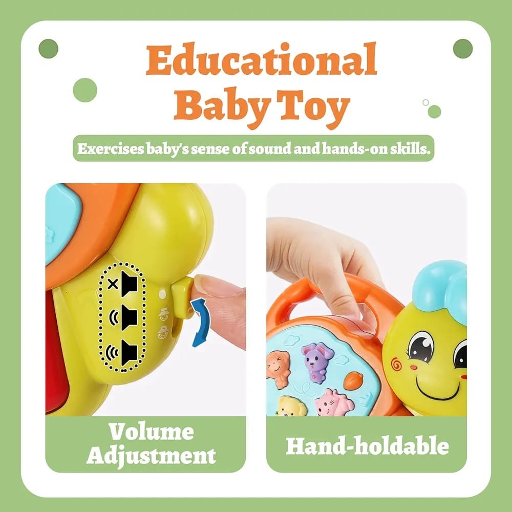TOEY PLAY Baby Musical Piano Keyboard with Caterpillar