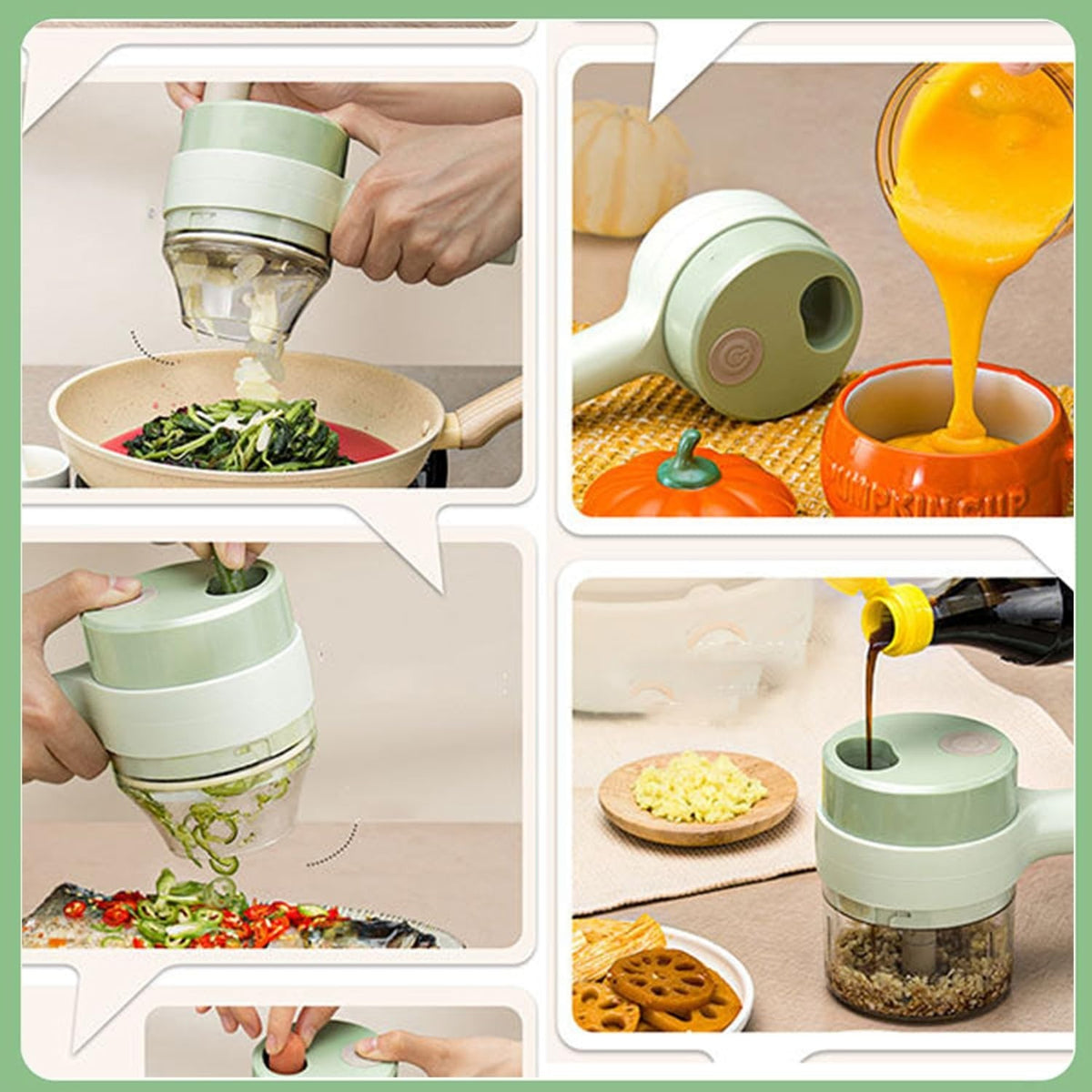 Rechargeable Vegetable Cutter