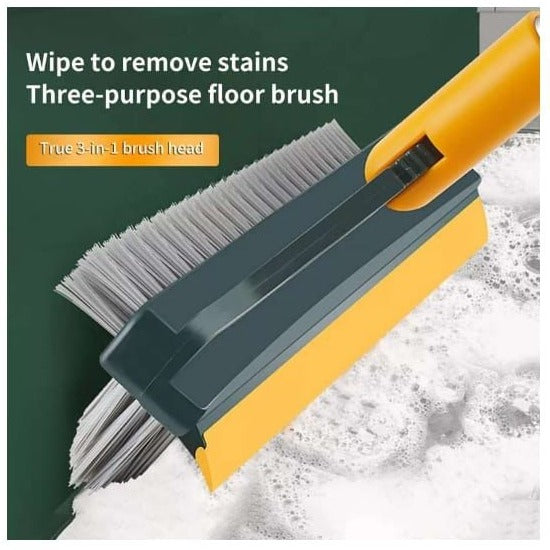 3-in-1 Wiper Brush Extendable Handle