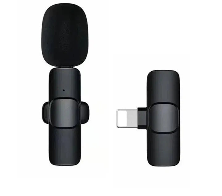 8 3-in-1 Wireless Microphone  Portable Clip-On Mic for Android, iPhone & Type-C Devices