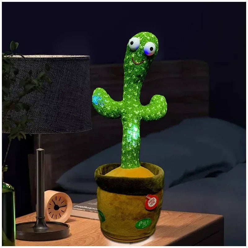 Portable Rechargeable Dancing Cactus Toy with Box