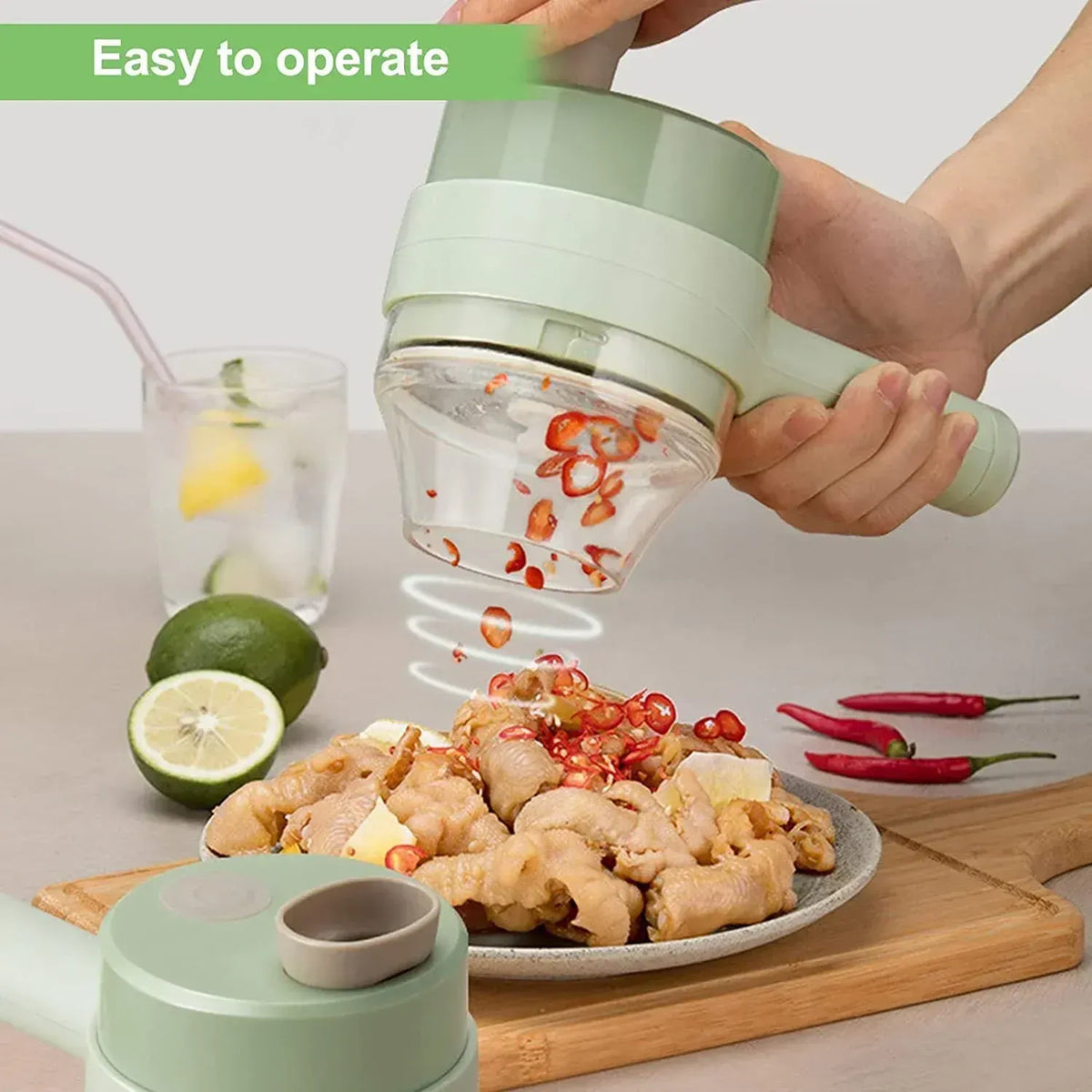 Rechargeable Vegetable Cutter