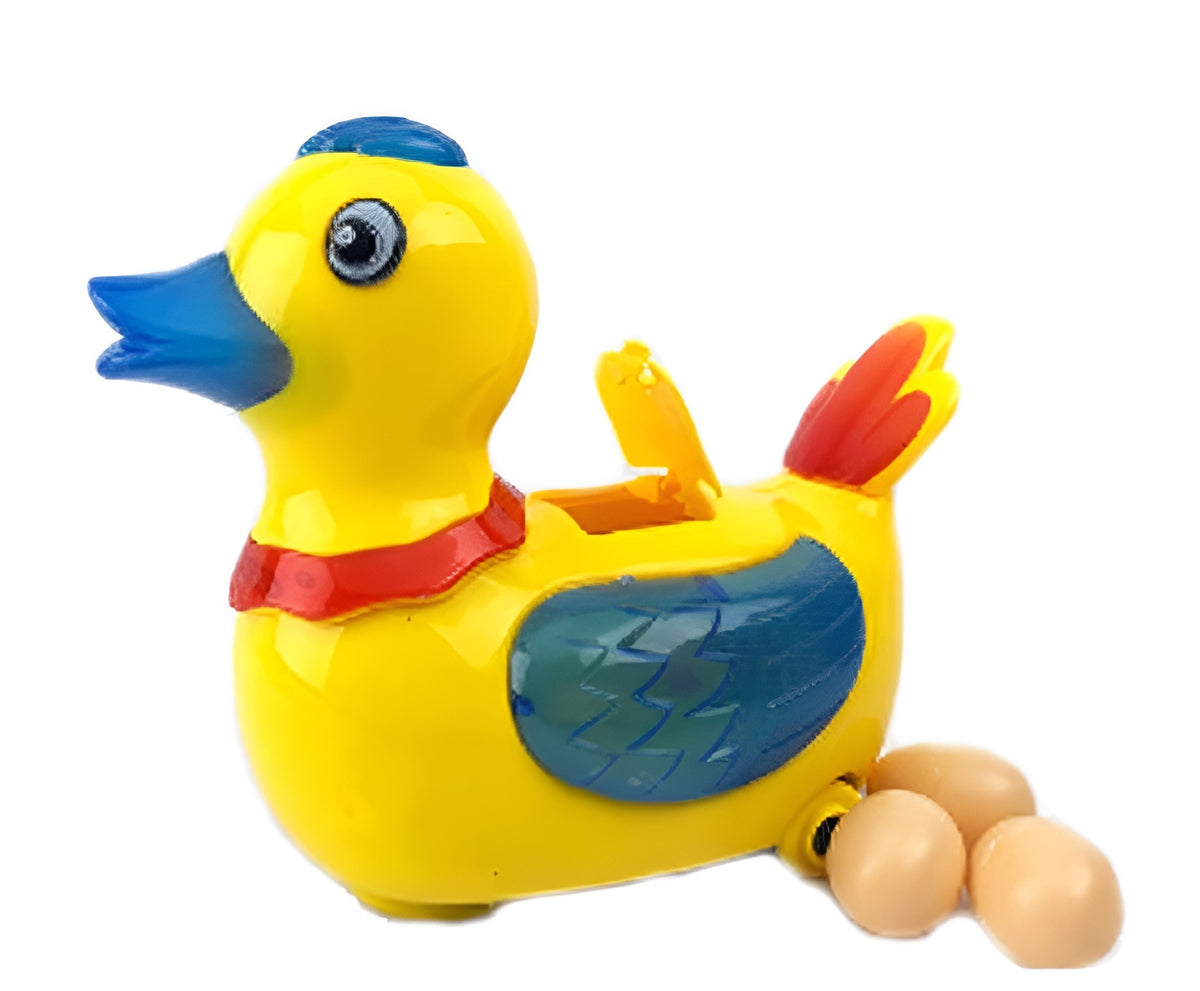 Musical Electric Lay Eggs Duck Toy for Kids