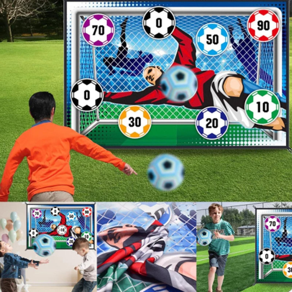 Sticky Soccer Target Mat Game – Indoor & Outdoor Kids Toy