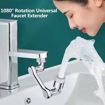 1080° Rotatable Faucet Extender for Kitchen & Washroom