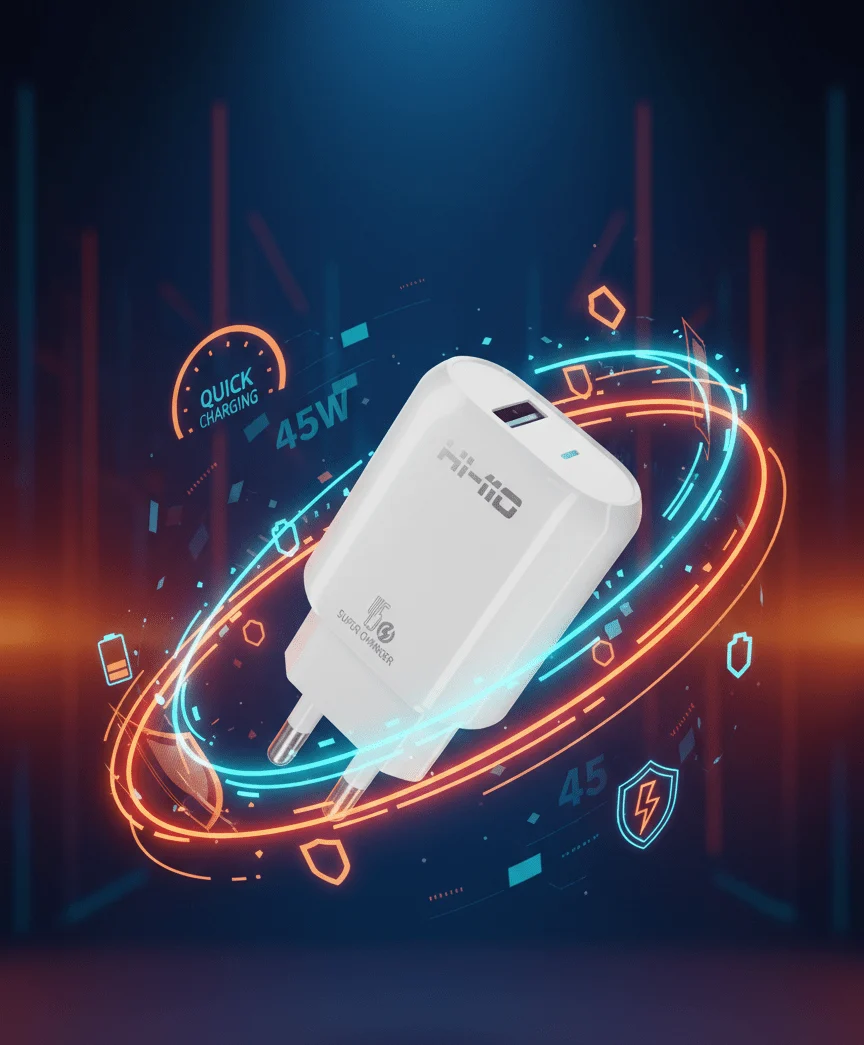 Hi-MC Super Charger  Fast Charging USB Wall Charger for Smartphones & Devices