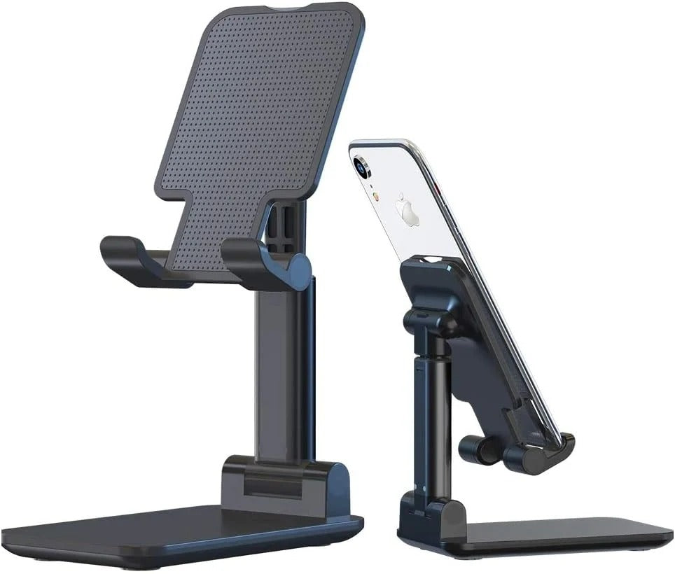Adjustable Folding Phone Stand  Portable Desktop Mobile Holder for Smartphones & Tablets